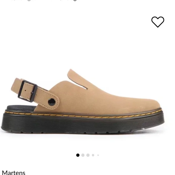 Dr Martens Men's Carlson Slingback Mule Savannah Tan Size 14 US NEW